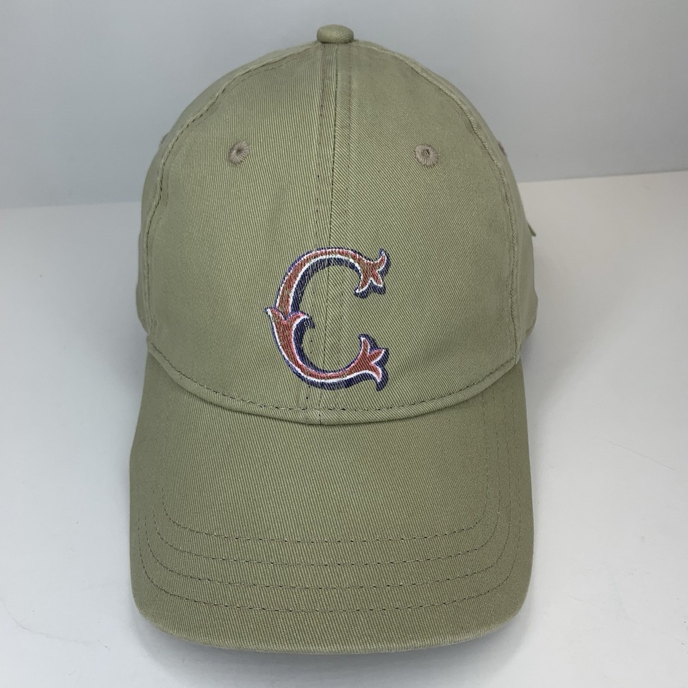 Daniel Cremieux C Hat Adjustable Leather Strap OSFA Baseball Cap w/ Tag
